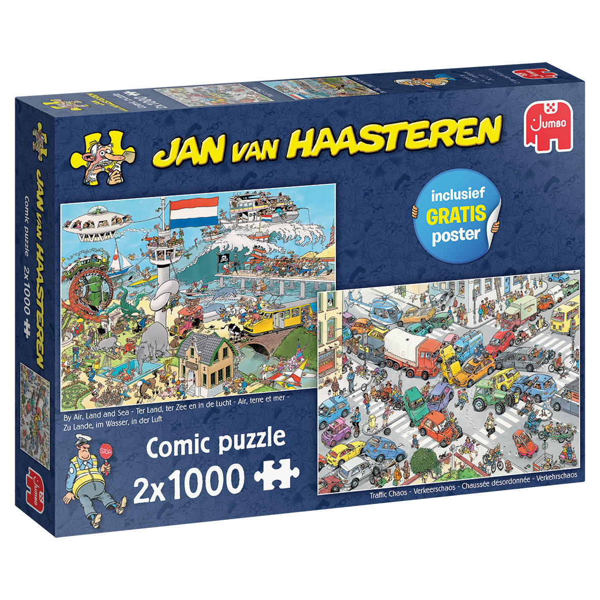 Traffic Chaos By Air, Land and Sea 2X1000pc JVH