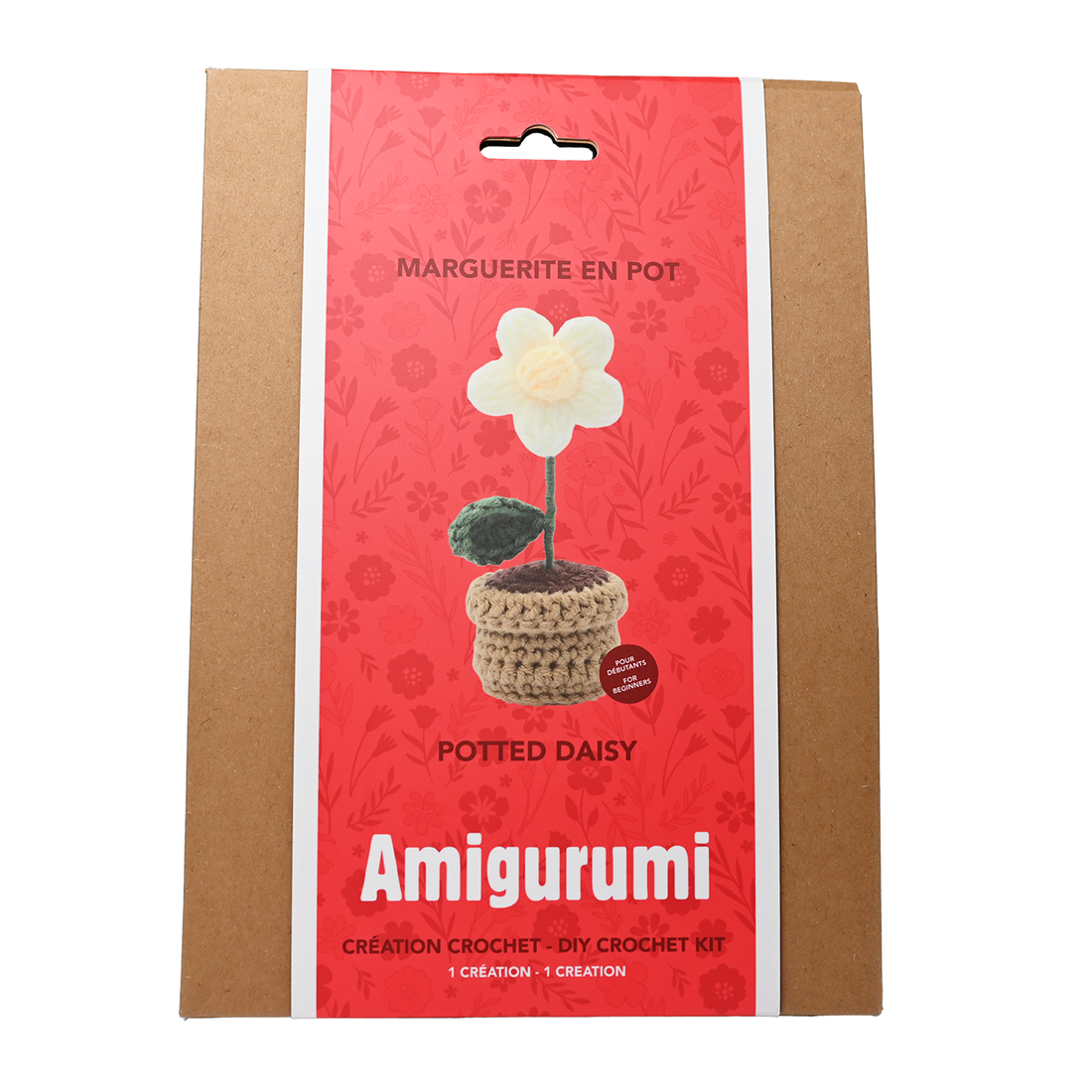 Potted Daisy Crochet Kit