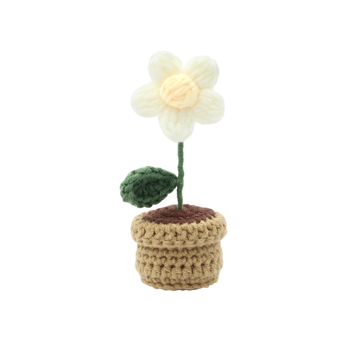 Potted Daisy Crochet Kit
