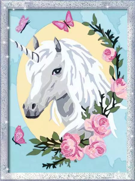 CreArt Unicorn Portrait paint by number