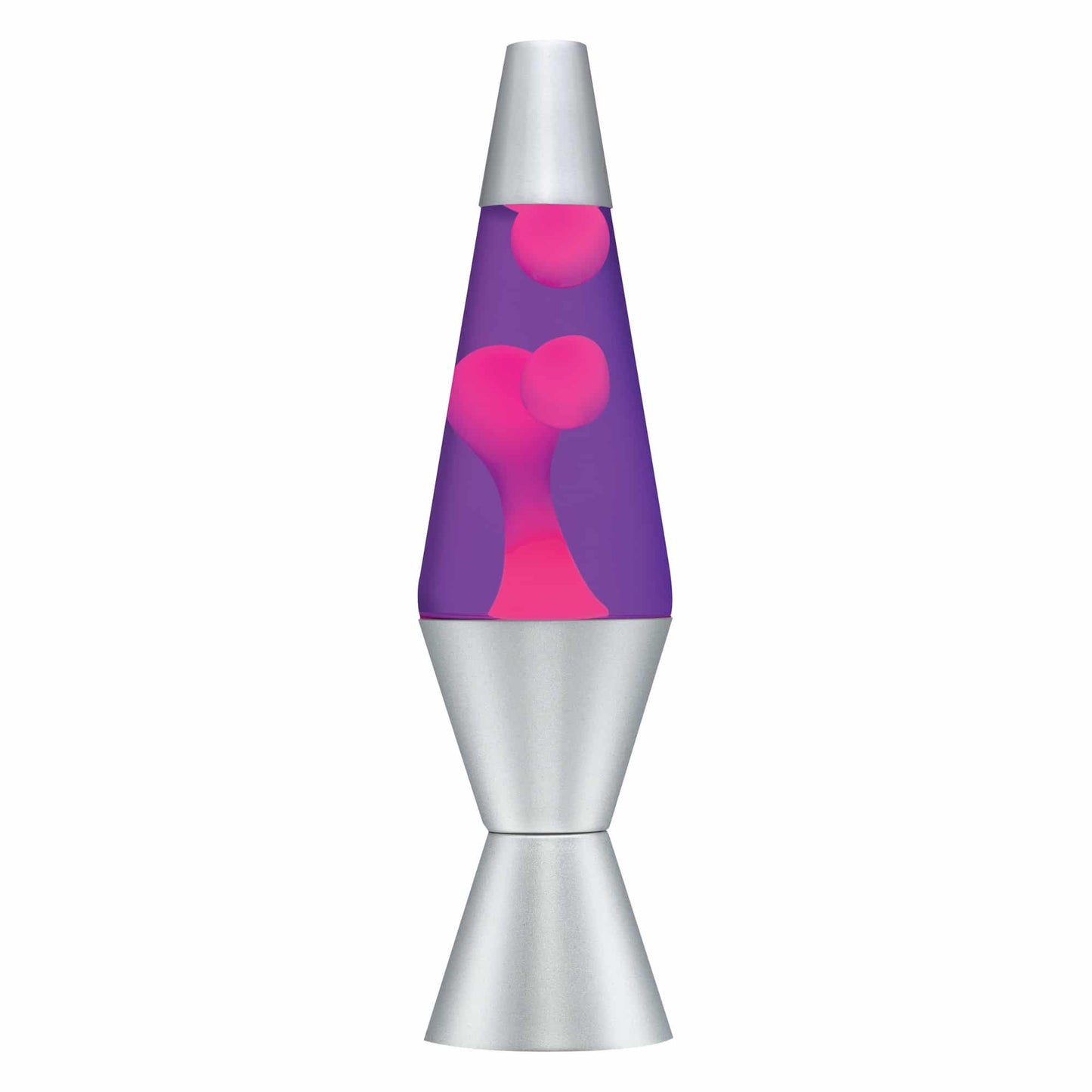 Lava Lamp Pink/Purple/Silver 14.5"