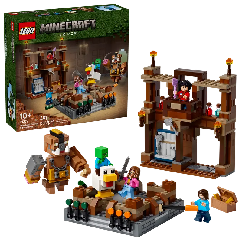 Minecraft Woodland Mansion Fighting Ring