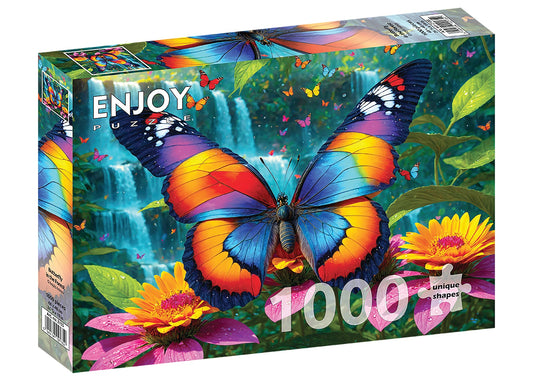 Enjoy - Butterfly on the Forest 1000pc jigsaw puzzle