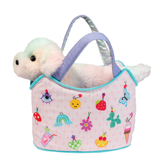 Charmingly Yours Sak with Rainbow Dog