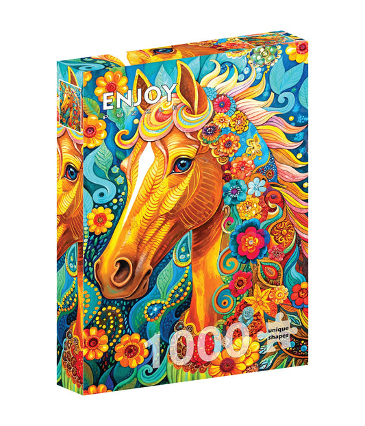 Enjoy - Blooming Mane 1000pc jigsaw puzzle