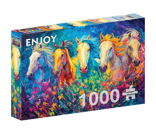 Enjoy - Bright Galloping 1000pc jigsaw puzzle