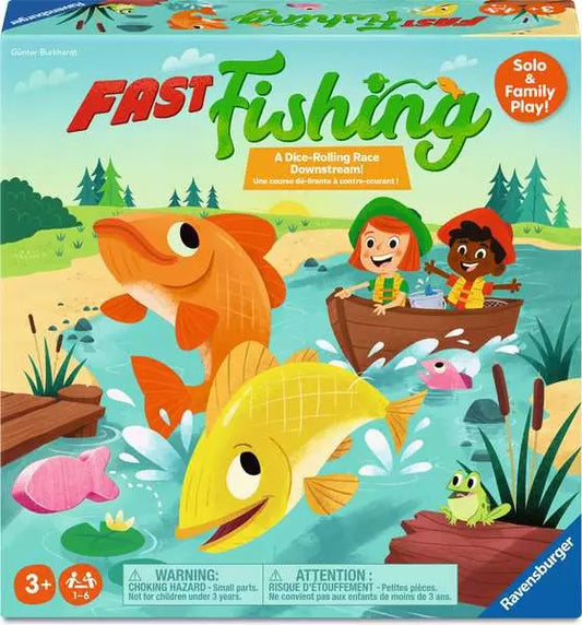 Fast Fishing - A Dice-Rolling Race Downstream!