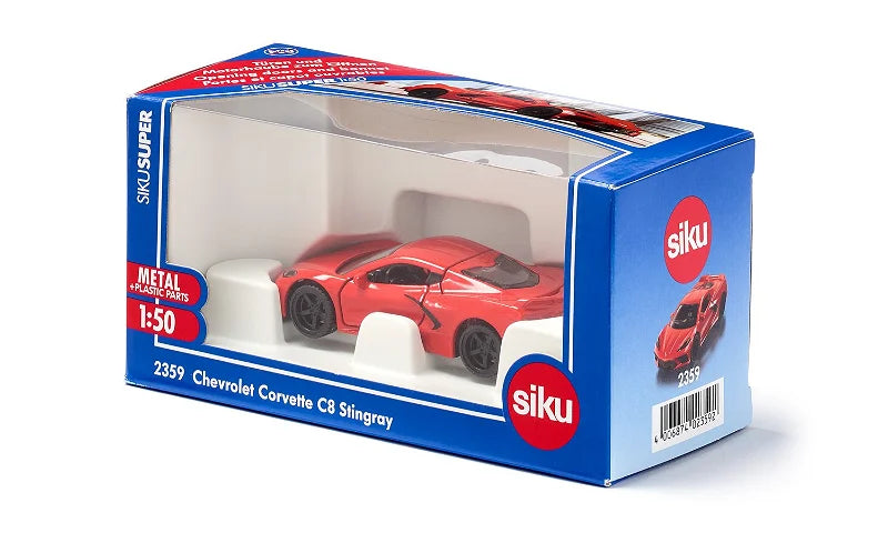 Voiture Jouet Siku 2359 Chevrolet Corvette Stingray 1:50 - Modèle Métal Portes Ouvrables Cadeau Enfant Voiture Voiture Jouet Siku 2359 Chevrolet Corvette Stingray 1:50 - Modèle Métal Portes Ouvrables Cadeau Enfant Voiture