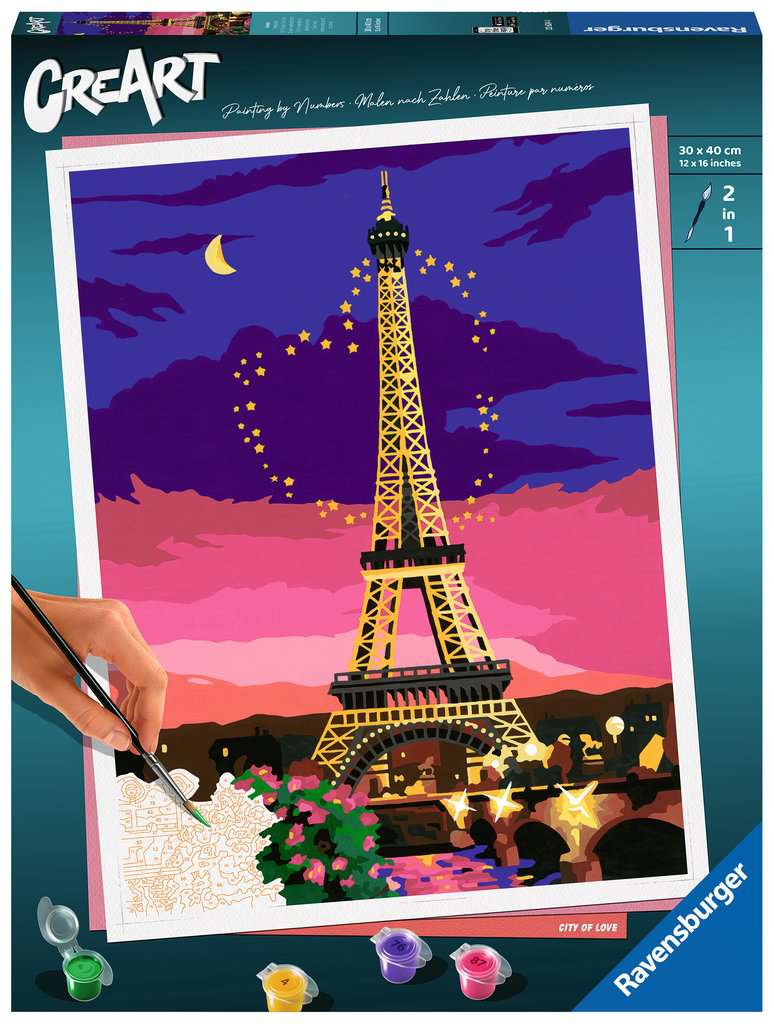 CreArt City of Love 12X16"