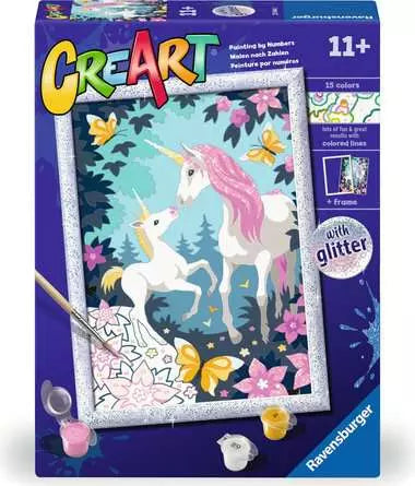 CreArt Hello Little Unicorn paint by number