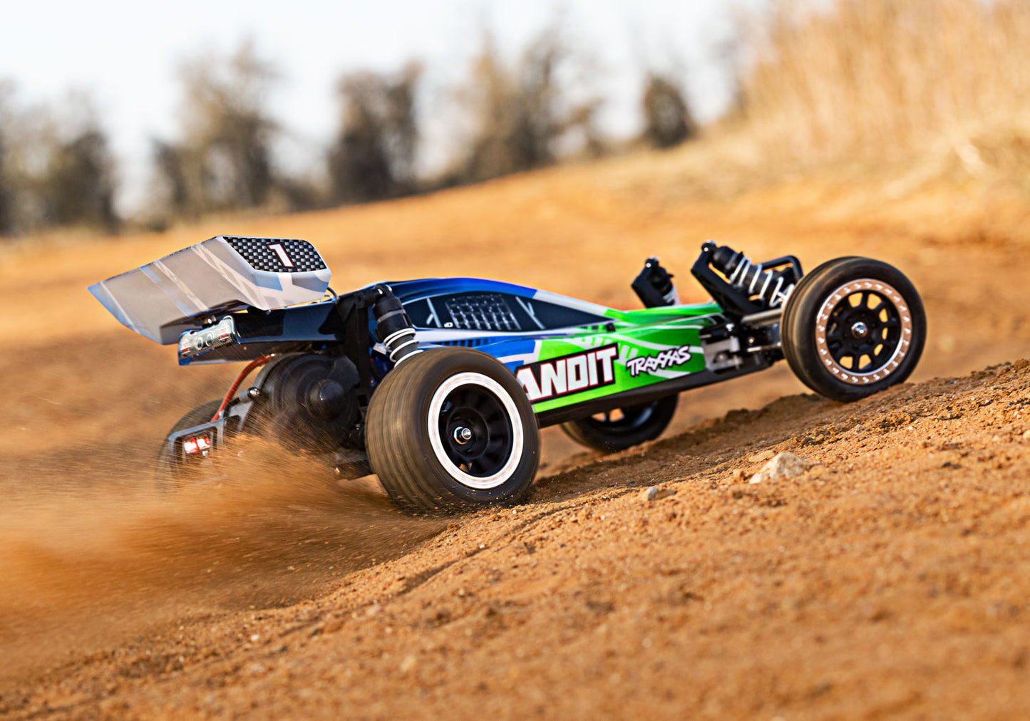 Traxxas Bandit 1/10 RTR Buggy with Led Light (Battery & DC Charger)