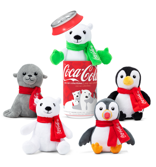 Coca-Cola Pop Can Collectible 5" Plush