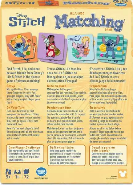 Stitch Matching Game
