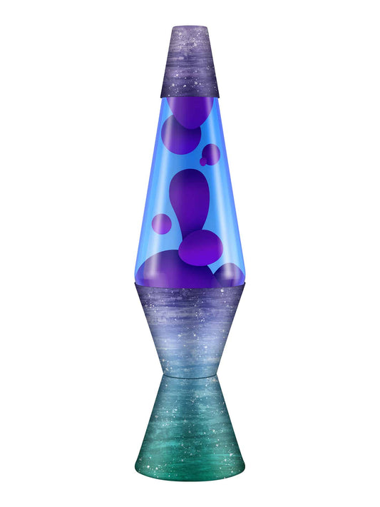 Lava Lamp Ceramic Dip Base Purple/Blue 14.5"