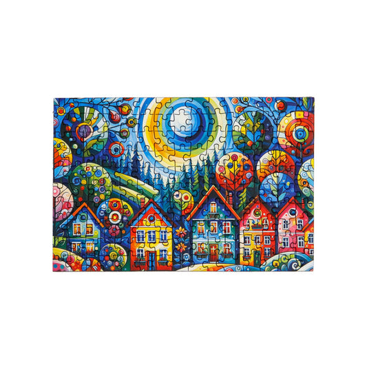 Colorful Street Mini Puzzle 150pc
