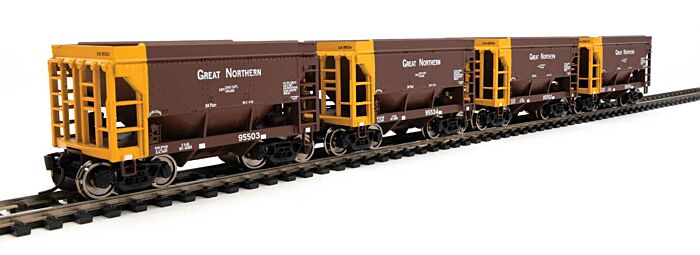 HO 24' Min Taconite Ore Car (4-pk) Great Northern #1