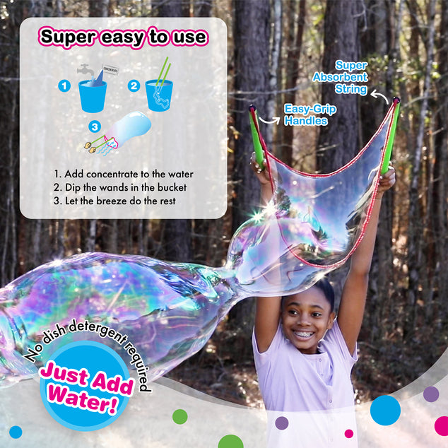 Wowmazing Giant Bubble Concentrate Kit