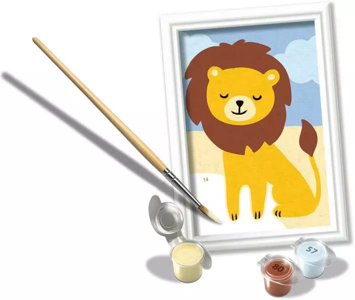 CreArt Wild Lion paint by number