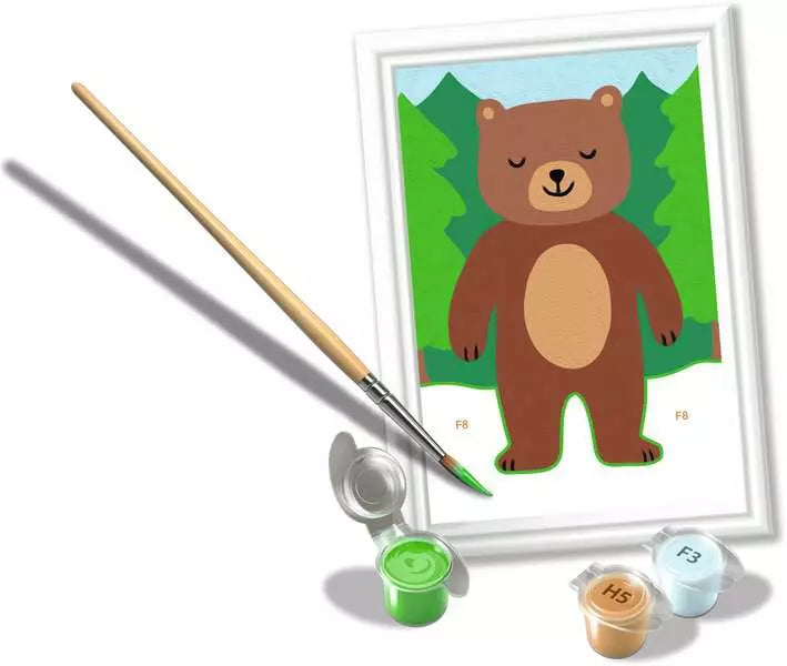CreArt Wild Bear paint by number