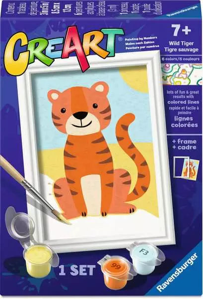 CreArt Wild Tiger paint by number