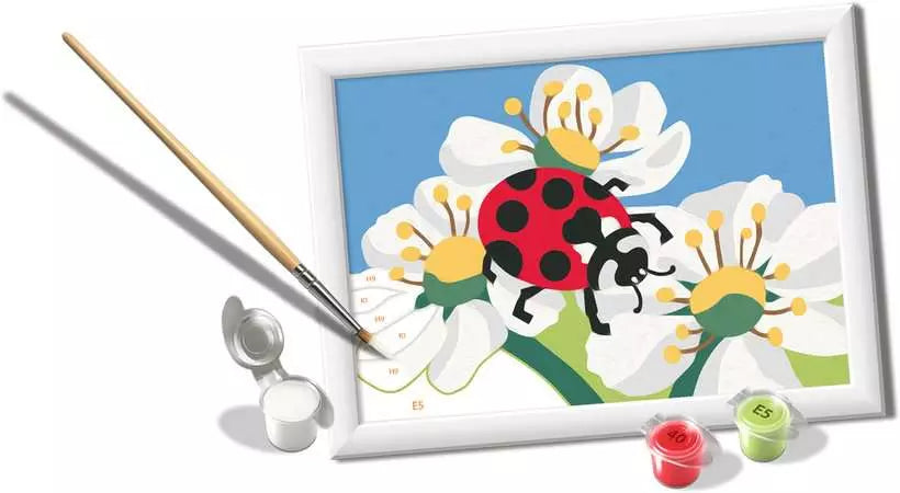CreArt Ladybug paint by number