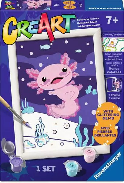 CreArt Axolotl 5X7"