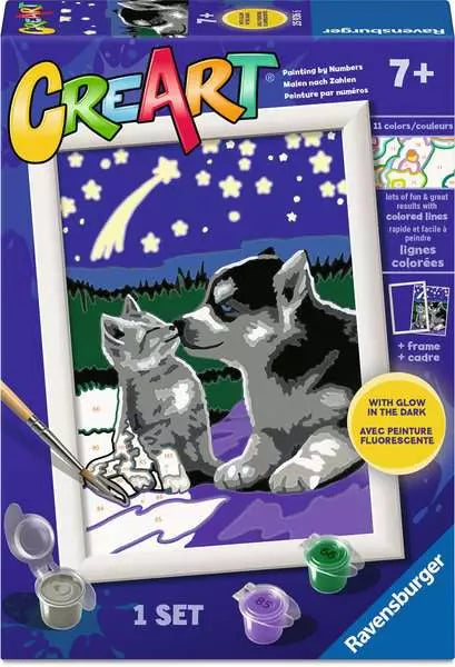 CreArt Moonlight Friends paint by number