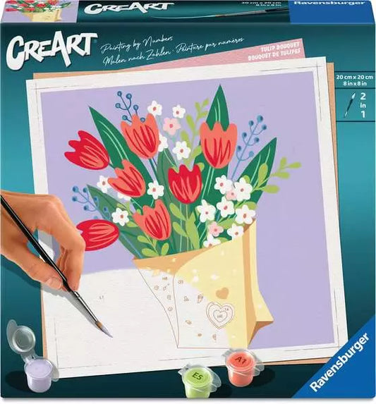 CreArt Tulip Bouquet 8X8"