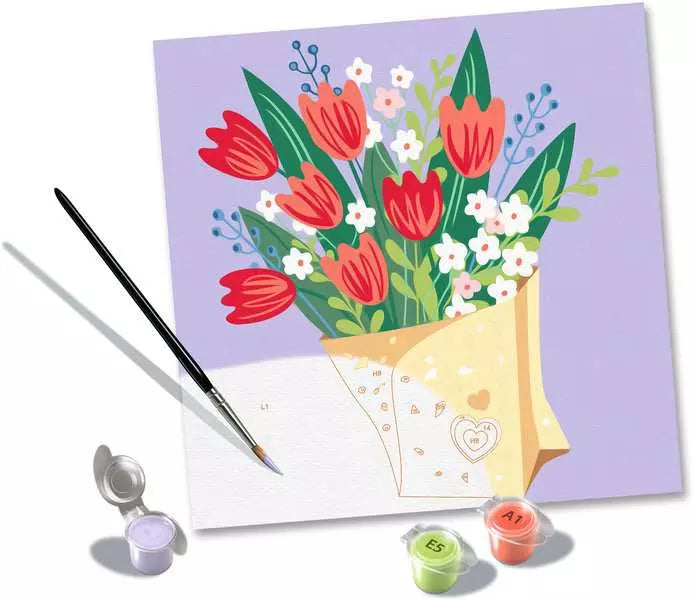 CreArt Tulip Bouquet 8X8"