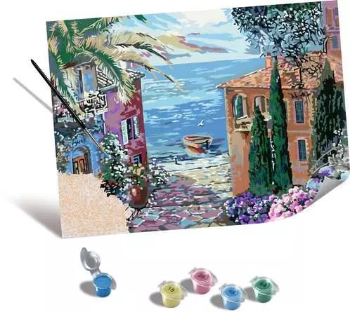 CreArt Canvas Edition - Mediterranean Landscape paint by number
