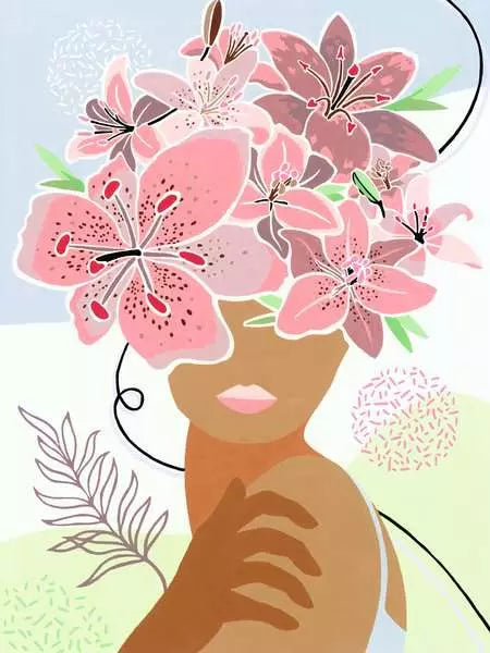 CreArt Flowers on My Mind 12X16"