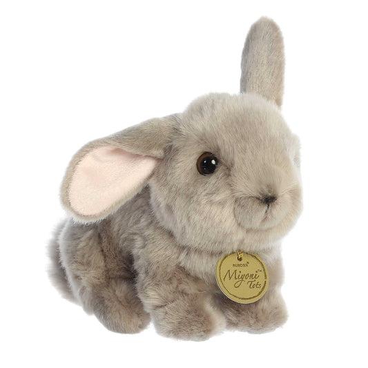 Miyoni Ear Up Ear Down Bunny Gray 8"