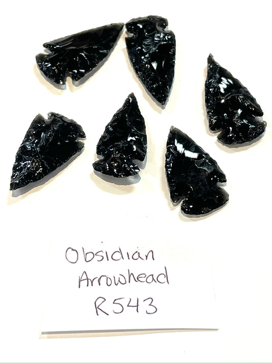 Obsidian Arrowhead Replica