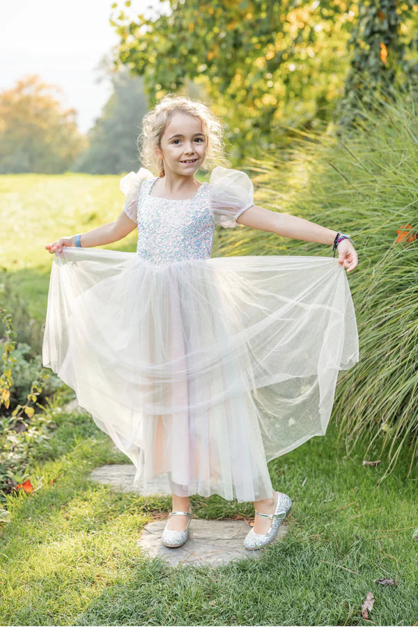 Rainbow Sherbert Sparkle Dress Size 5-6