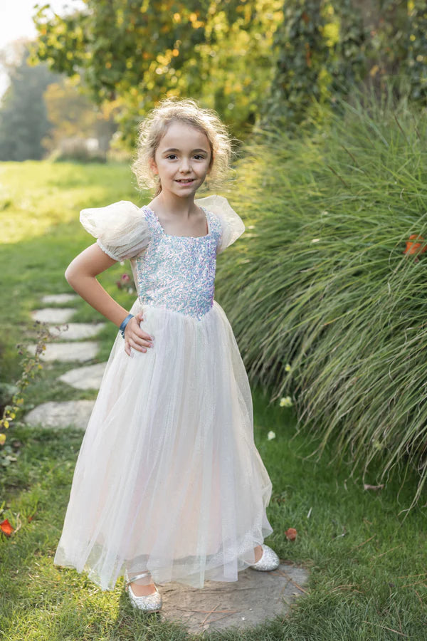 Rainbow Sherbert Sparkle Dress Size 3-4