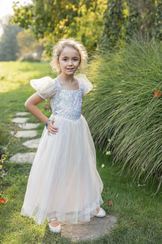 Rainbow Sherbert Sparkle Dress Size 3-4