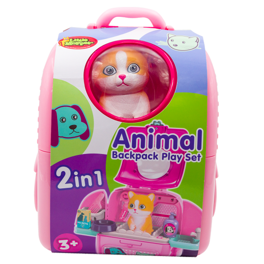 Animal Backpack Playset 2 in 1