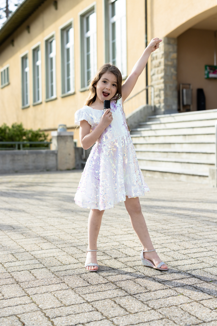Sequins Concert Queen Dress Size 7-8