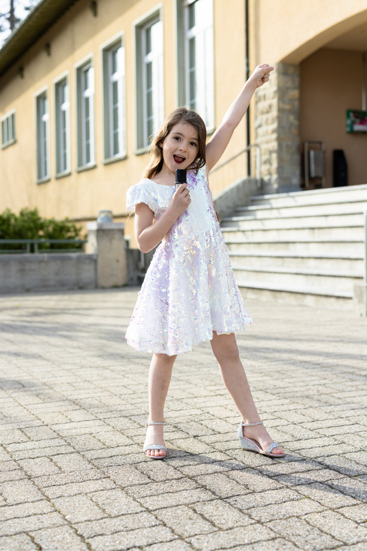 Sequins Concert Queen Dress Size 7-8