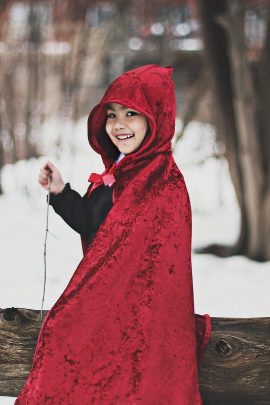 Little Red Riding Hood Cape Age 7-8