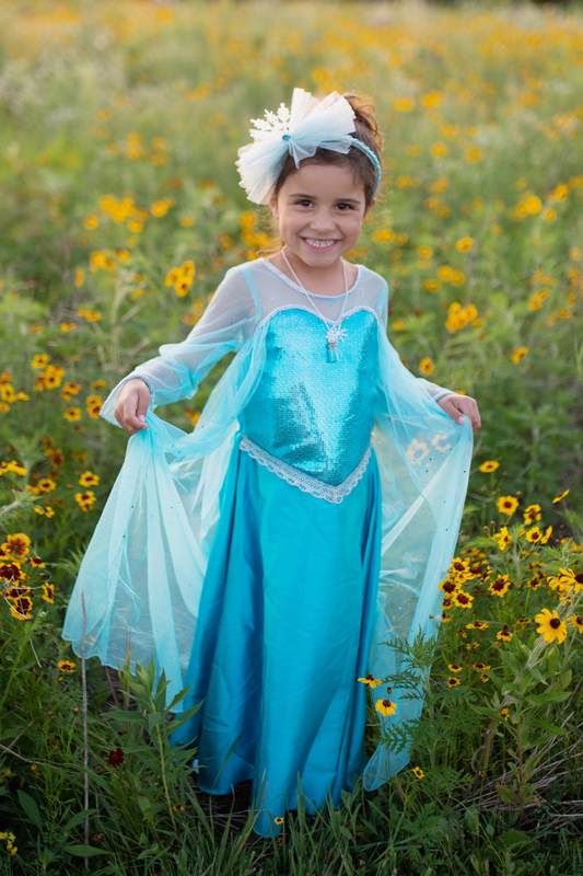Ice Queen Dress with Cape Size 7-8