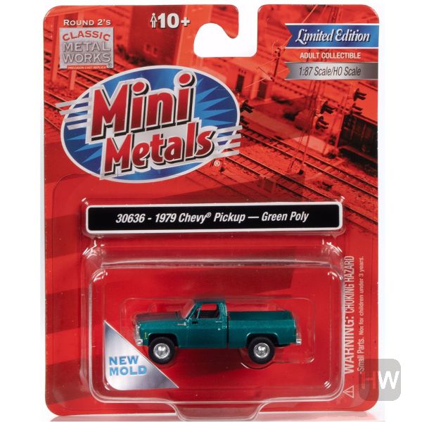 HO Chevy Pick-up 1979 - Green Poly