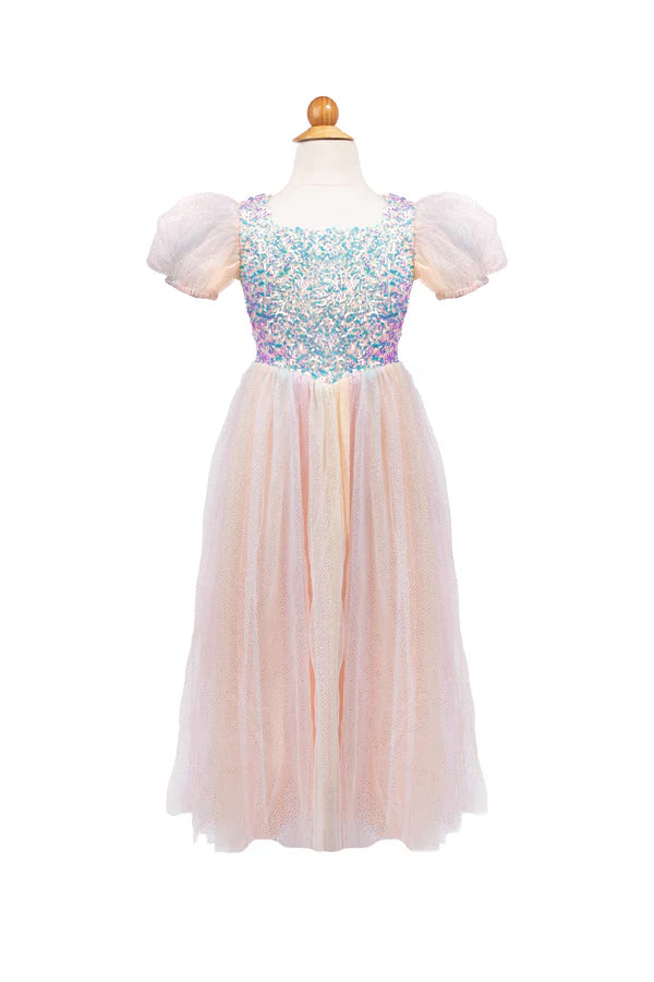 Rainbow Sherbert Sparkle Dress Size 3-4