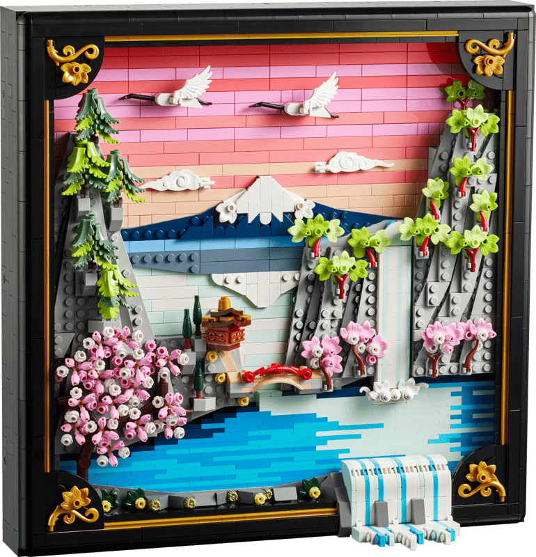 Art Japanese Cherry Blossom Landscape