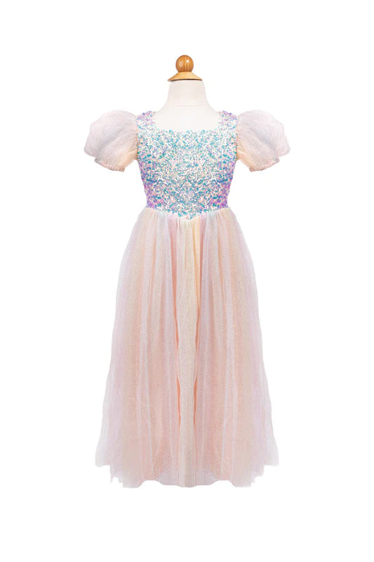 Rainbow Sherbert Sparkle Dress Size 5-6