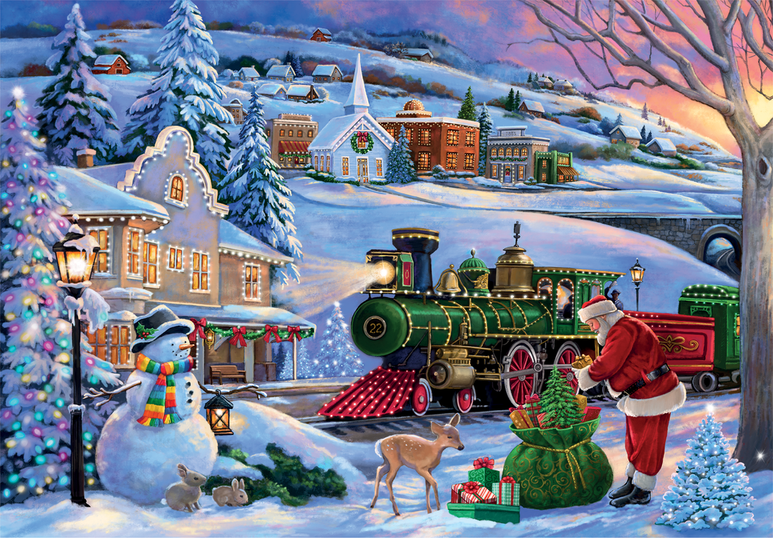 Christmas Train 500pc