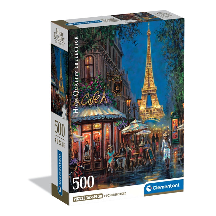 Night at the Eiffel Cafe 500pc