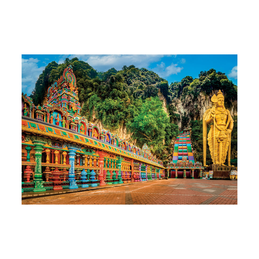 Painted Batu Caves 1000pc