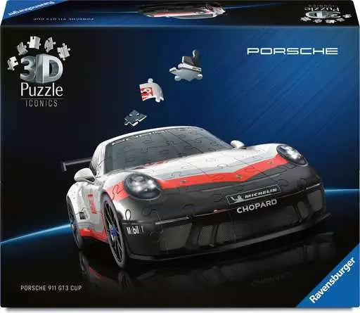 3D Iconics Porsche 911 GT3 Cup 154pc puzzle
