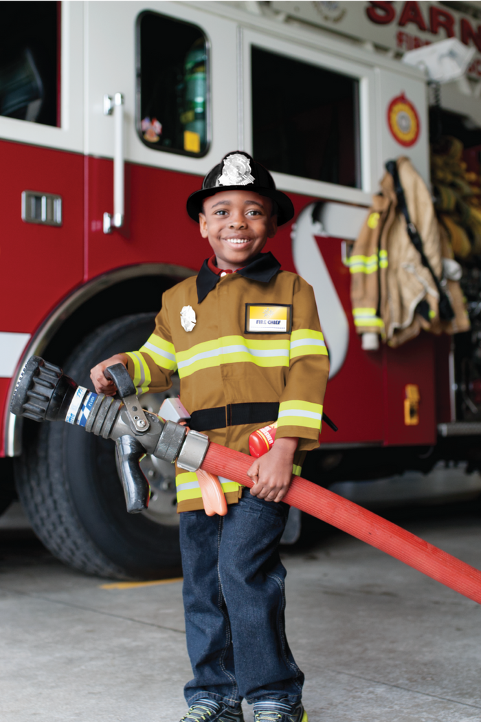 Tan Firefighter Set Age 5-6